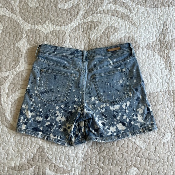 Pilcro And The Letterpress Anthropologie Denim Paint Splatter Hyphen Jean Shorts - Picture 5 of 6